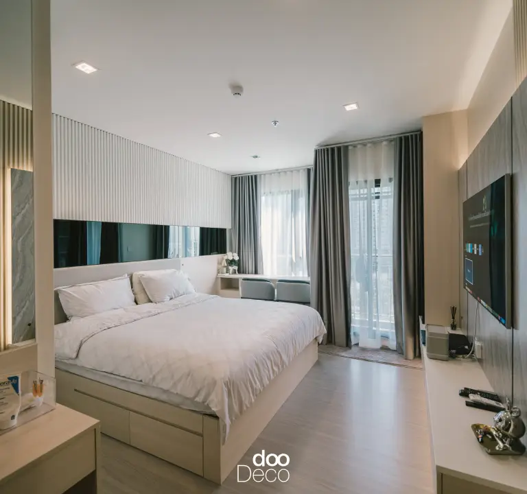 บริการรับออกแบบตกแต่ง บิ้วอินห้องนอน